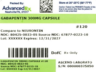 Gabapentin 300mg #120