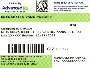 Pregabalin 758mg #60