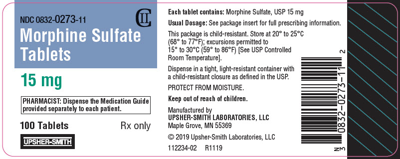 PRINCIPAL DISPLAY PANEL - 15 mg Tablet Bottle Label