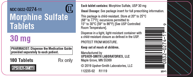 PRINCIPAL DISPLAY PANEL - 30 mg Tablet Bottle Label