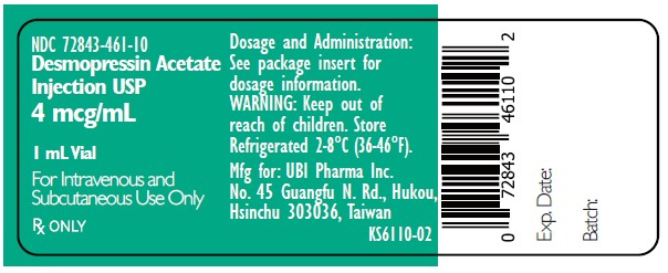 1 mL container label