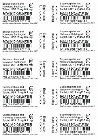 2 mg 0.5 mg Buprenorphine Naloxone Tablet Blister.jpg