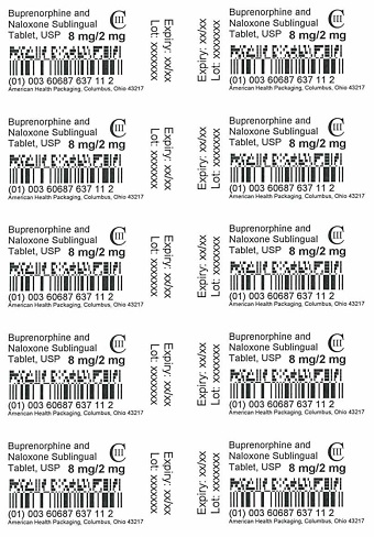 8 mg 2 mg Buprenorphine Naloxone Tablet Blister.jpg