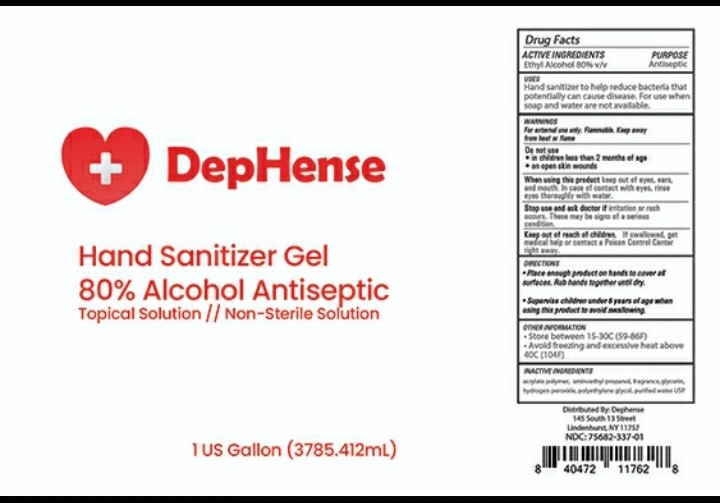 DepHense Hand Sanitizer Gel