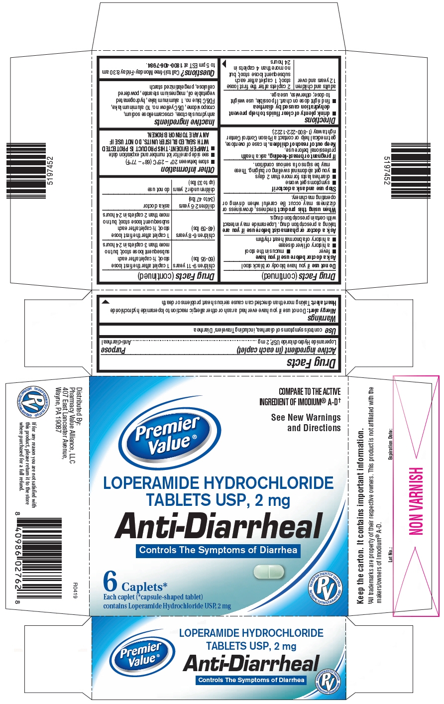 PRINCIPAL DISPLAY PANEL - 2 mg Caplet Blister Pack Carton