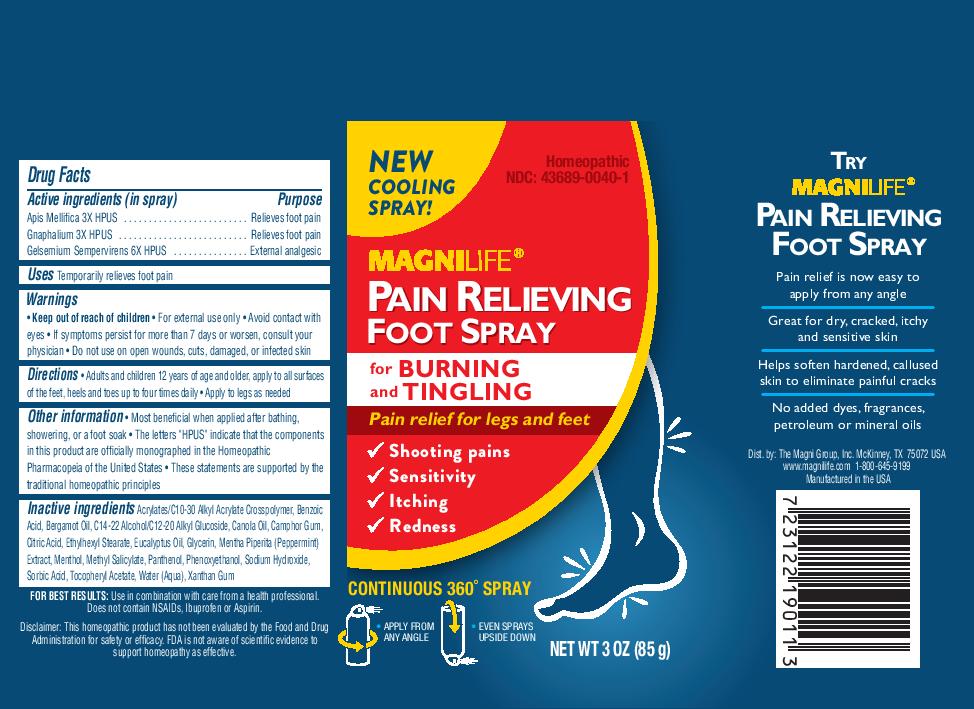 Pain Relieving Foot Spray