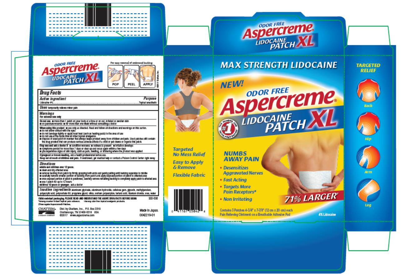 PRINCIPAL DISPLAY PANEL
Aspercreme
Lidocaine
Patch XL
