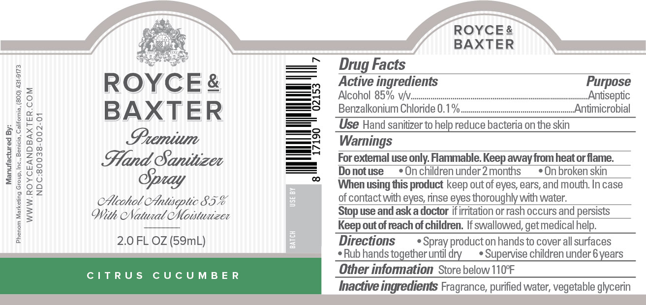 2oz Citrus Cucumber label