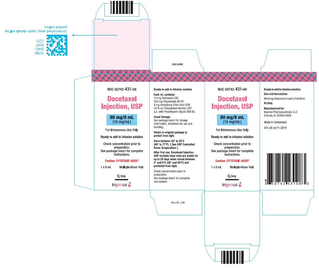 Carton Label - 80 mg/8 mL