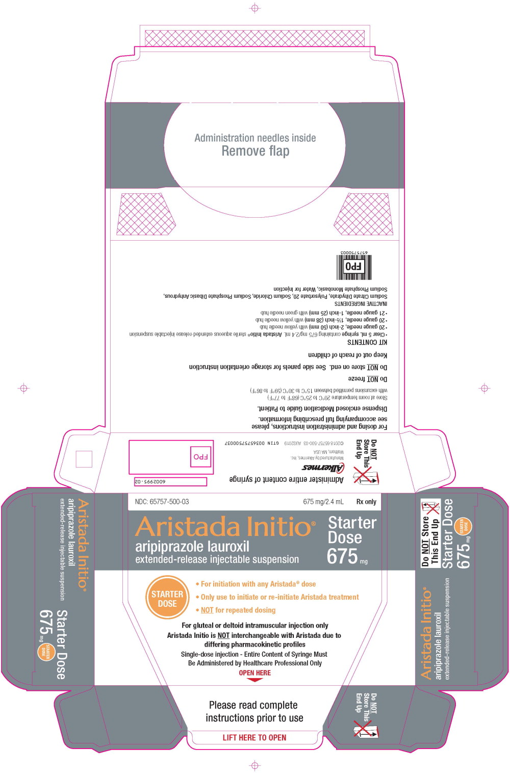 Principal Display Panel - Aristada Initio Carton Label

