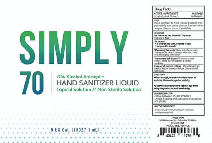 Simply 70 Liquid Hand Sanitizer