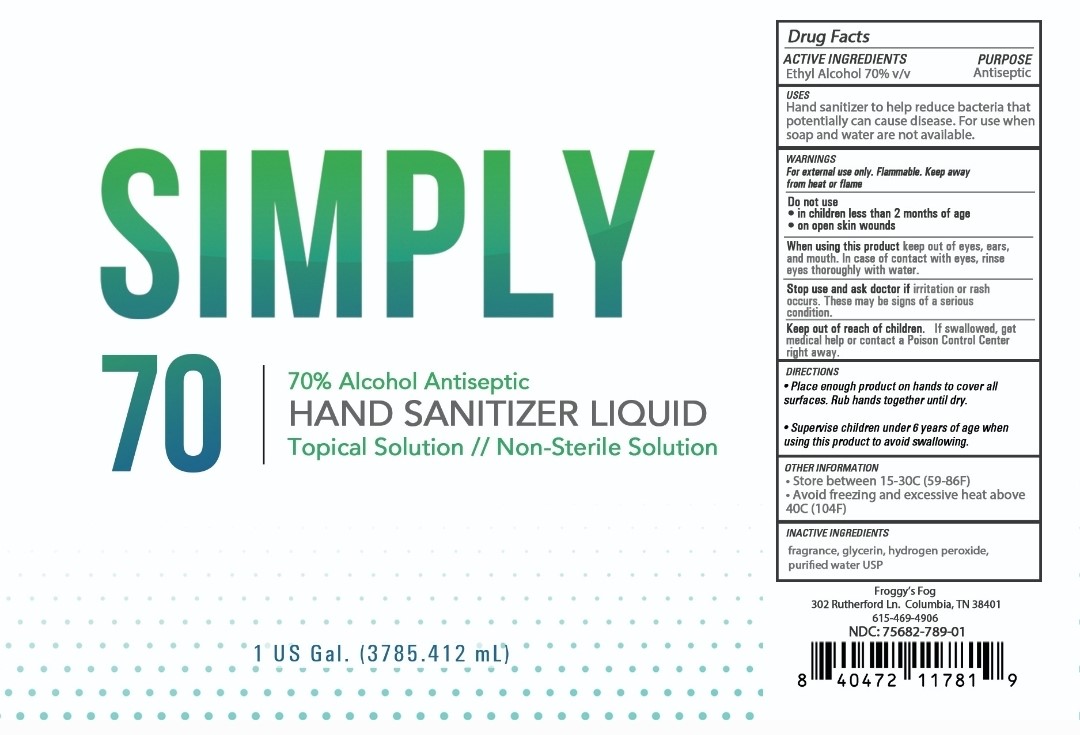 Simply 70 Hand Sanitizer Liquid