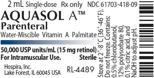 PRINCIPAL DISPLAY PANEL - 2 mL Vial Label - RL-4489