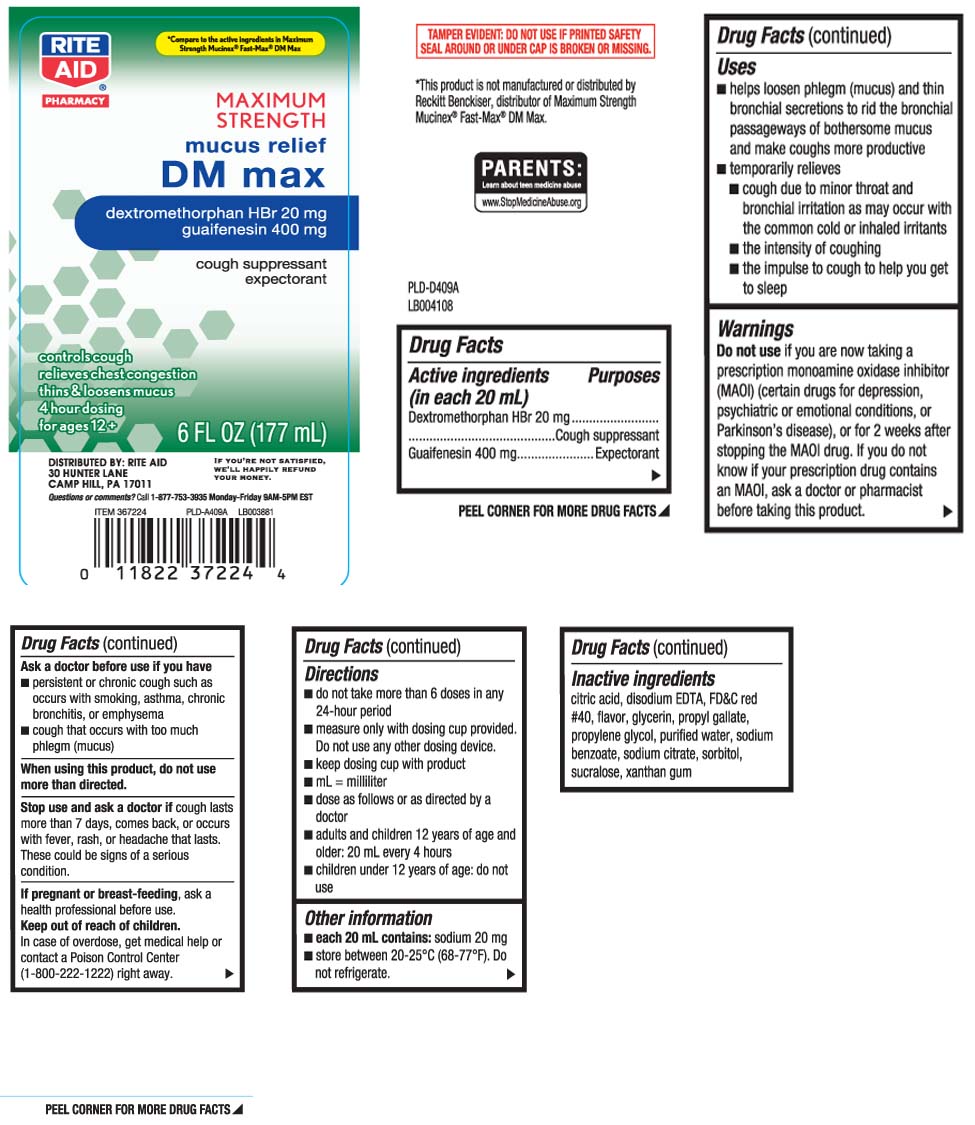 Dextromethorphan HBr 20 mg, Guaifenesin 400 mg