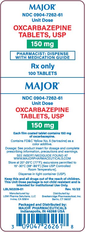 150mg carton label