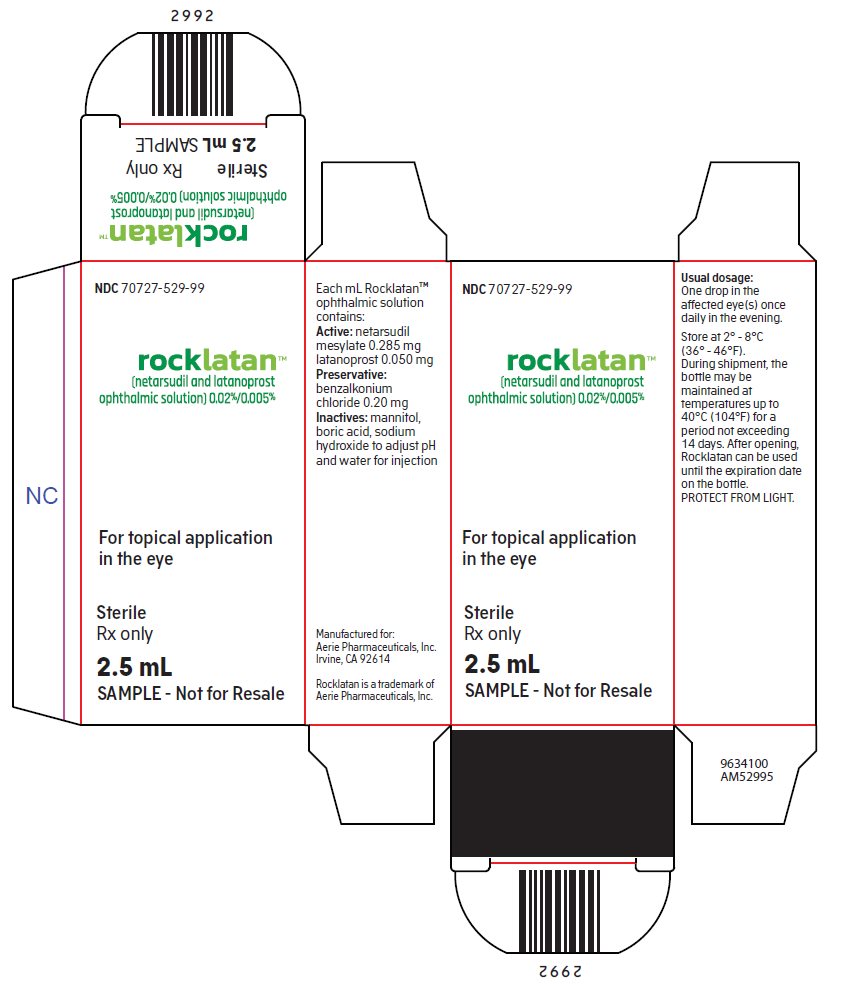 Rocklatan (netarsudil and latanoprost ophthalmic solution) 0.02%/0.005% sample carton label