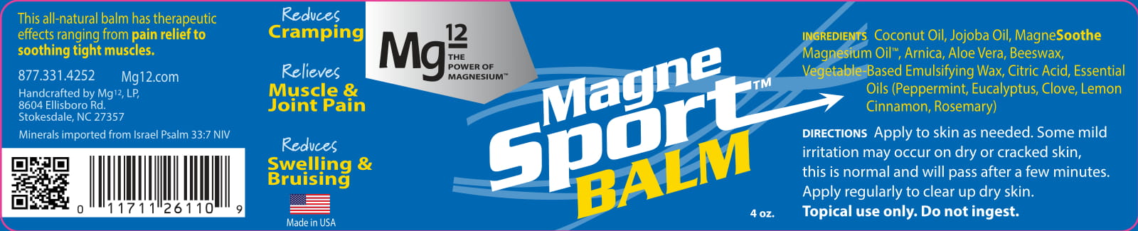 Mg12 MagneSport Balm
