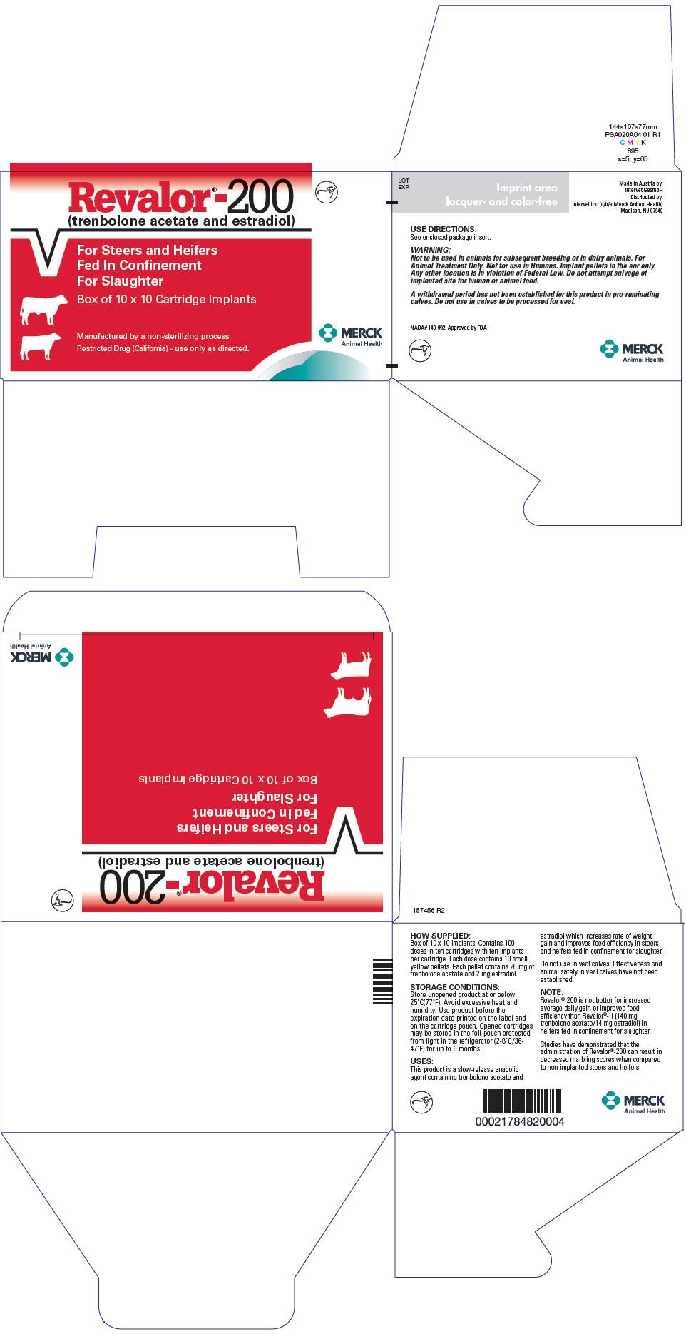 PRINCIPAL DISPLAY PANEL - 10 x 10 Cartridge Implant Carton