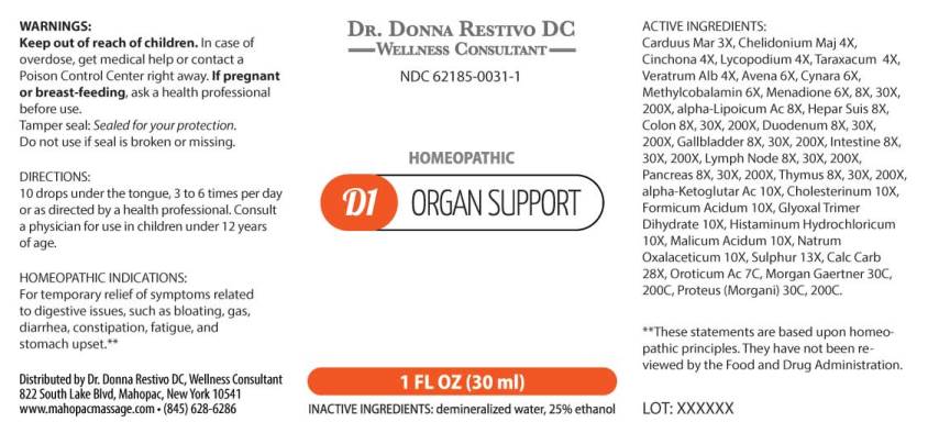 D1 Organ Support
