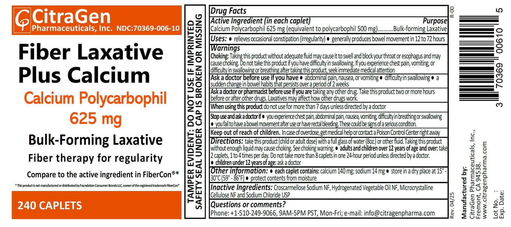 240 Count Label
