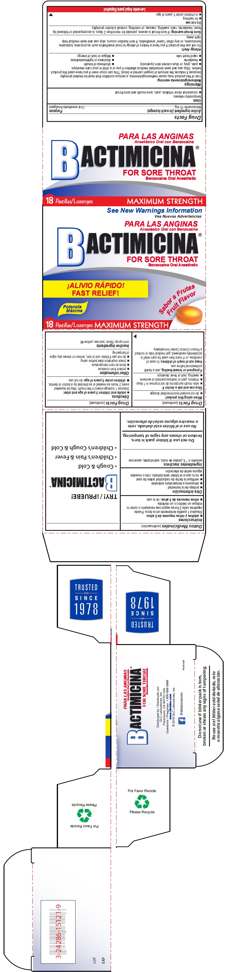 PRINCIPAL DISPLAY PANEL - 18 Lozenge Blister Pack Box