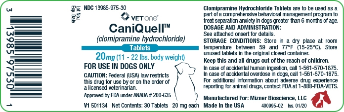 CaniQuell 20 mg (11-22 lbs. body weight)