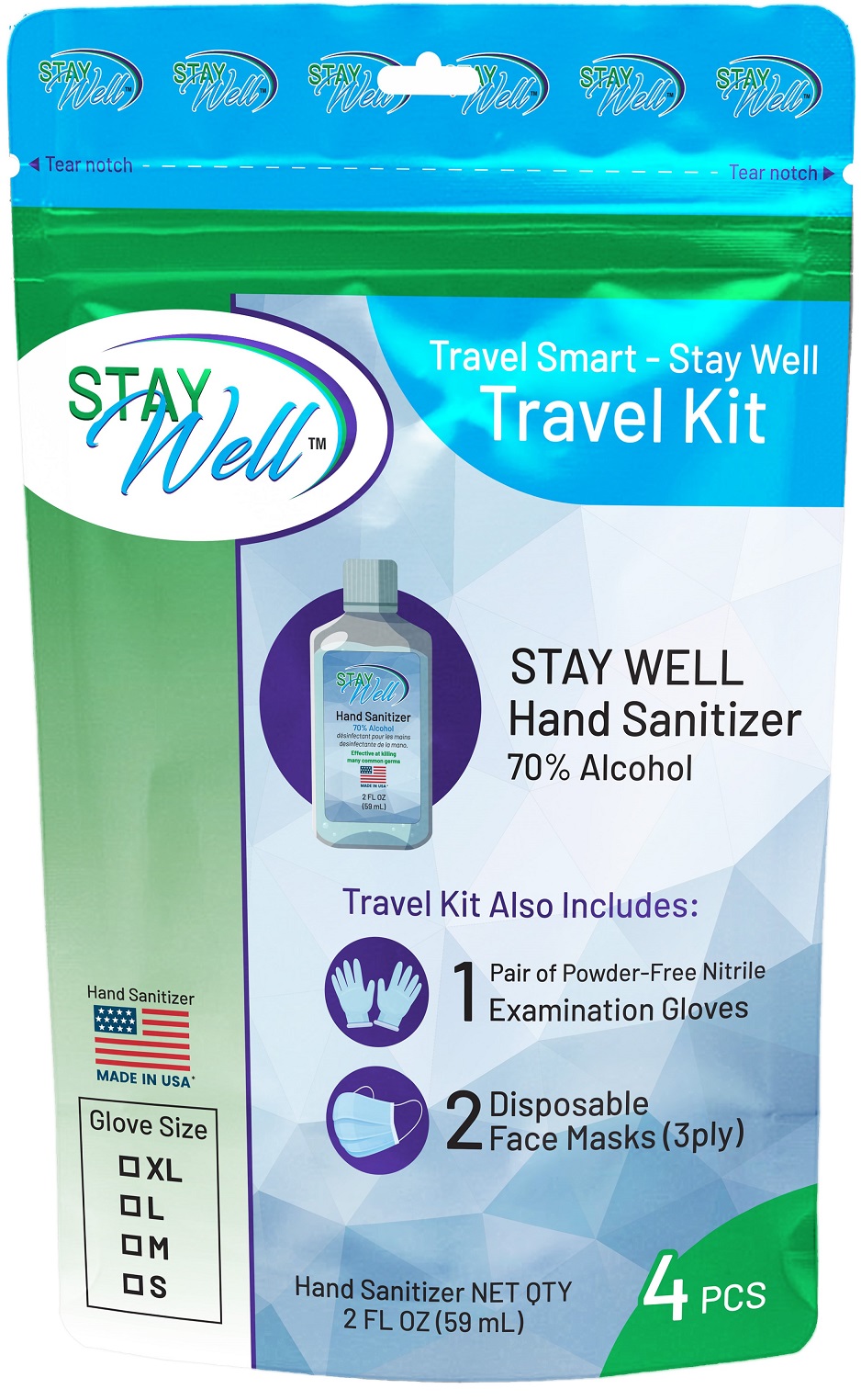 Stay Well Travel Kit Display Panel