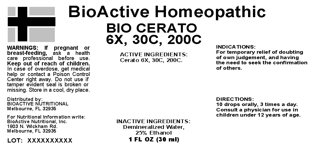 Bio Cerato 6X, 30C, 200C