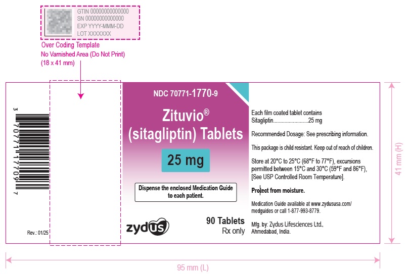 25 mg label