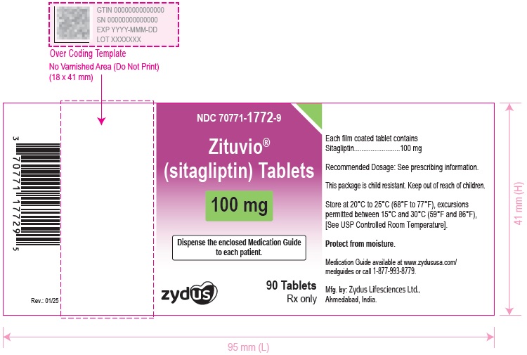 100 mg label