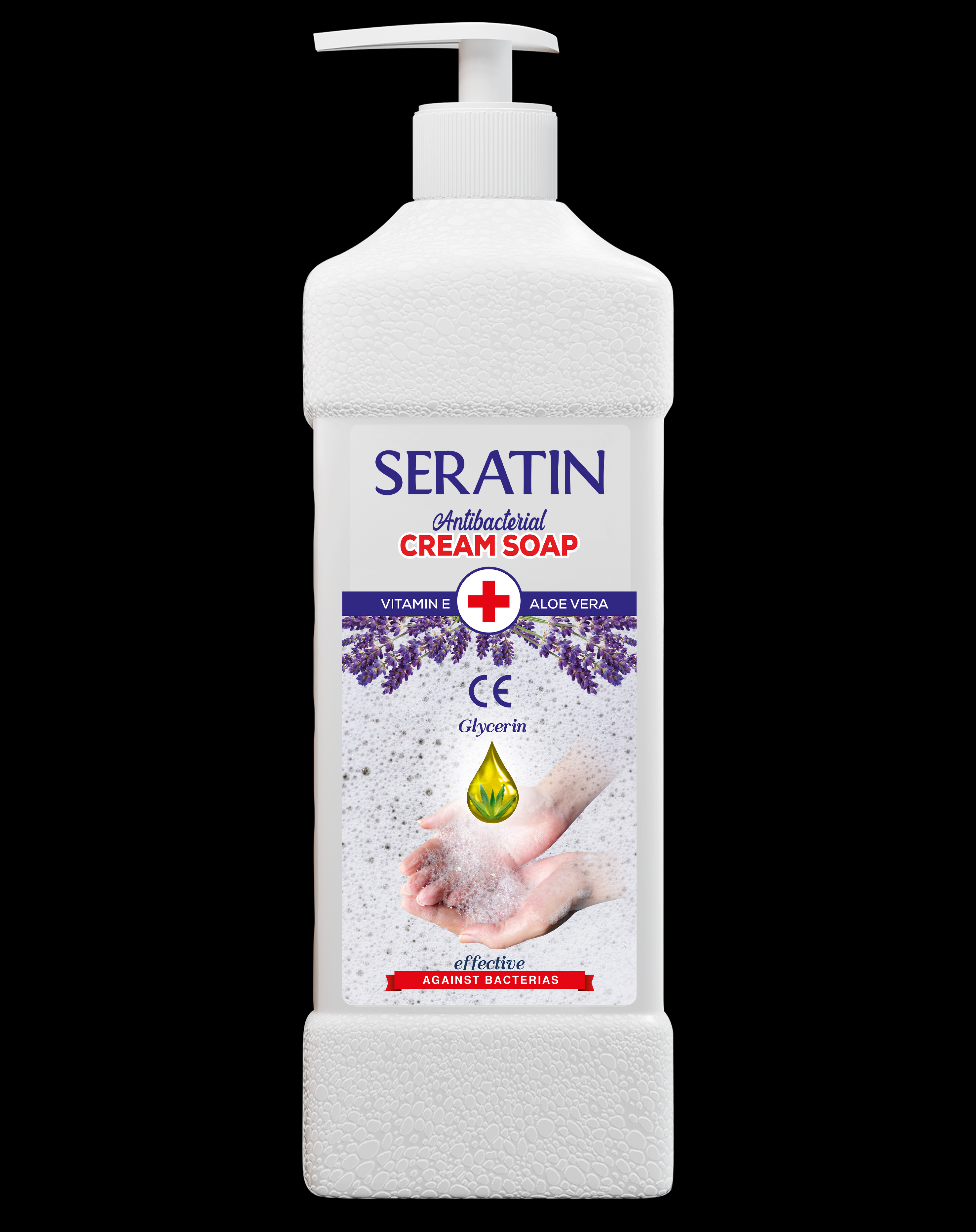 SERATIN Antibacterial soap 1000 mL front