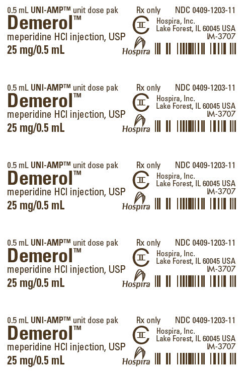 PRINCIPAL DISPLAY PANEL - 25 mg/0.5 mL Ampule Dose Pak