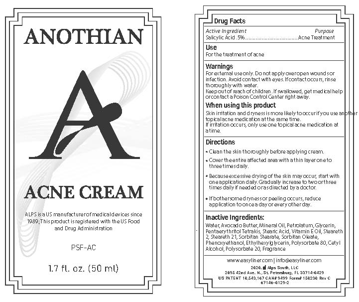 Acne Cream Label