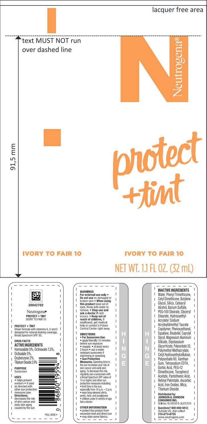 PRINCIPAL DISPLAY PANEL - 32 mL Tube Label - Ivory To Fair 10