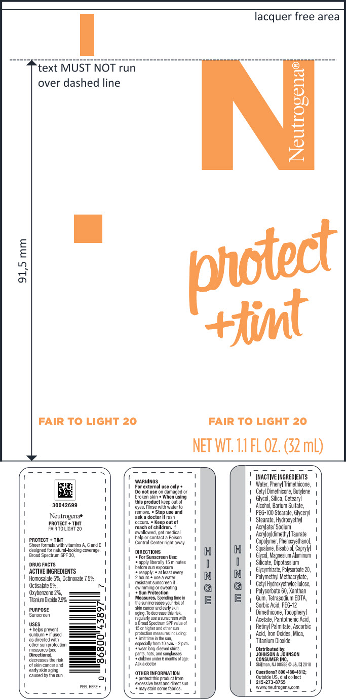 PRINCIPAL DISPLAY PANEL - 32 mL Tube Label - Fair To Light 20