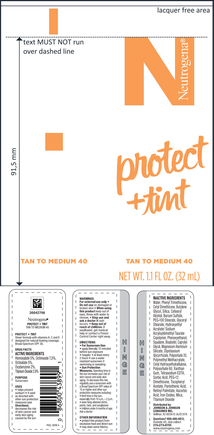 PRINCIPAL DISPLAY PANEL - 32 mL Tube Label - Tan To Medium 40