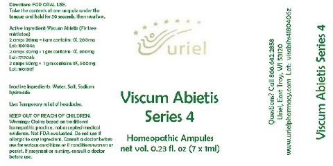 ViscumAbietisHelixorSeries4Ampules