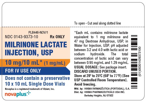 10 mL label