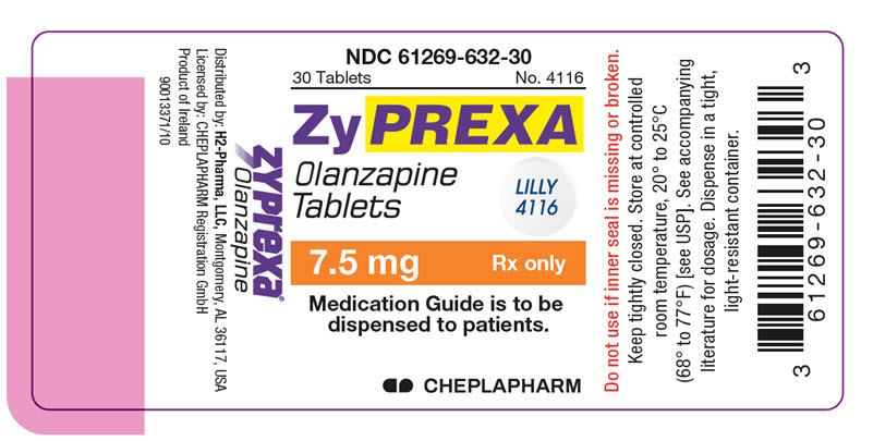 PRINCIPAL DISPLAY PANEL - 7.5 mg Tablet Bottle Label