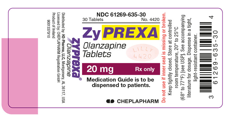 PRINCIPAL DISPLAY PANEL - 20 mg Tablet Bottle Label