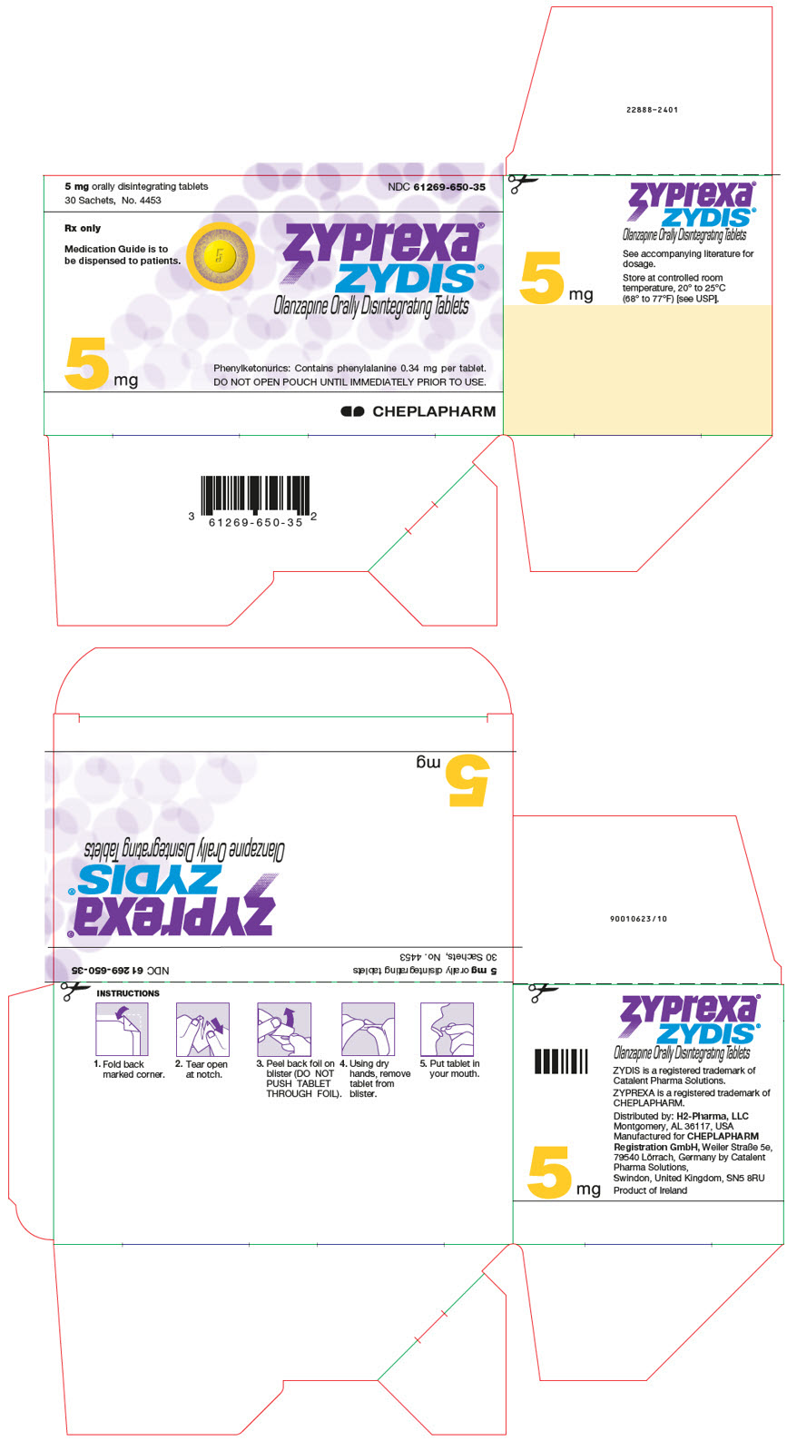 PRINCIPAL DISPLAY PANEL - 5 mg Tablet Sachet Carton