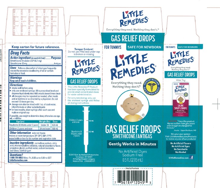 Little Remedies Gas Relief Drops 0.5 FL OZ (15 mL) Carton