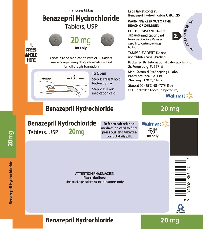 Benazepril Hydrochloride Tablets, USP 20mg