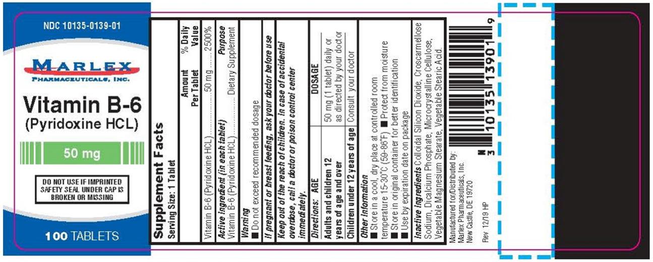 B-6 PYRIDOXINE HCL- Pyridoxine Hydrochloride Tablet