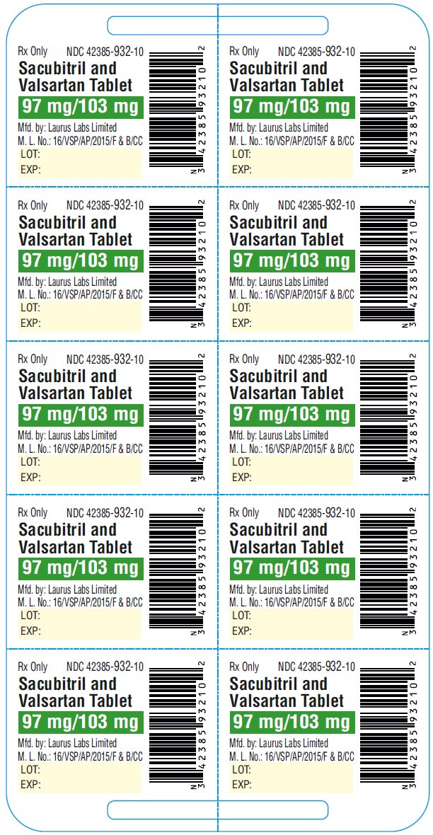 PACKAGE LABEL.PRINCIPAL DISPLAY PANEL - 97 mg/103 mg - cold form Blister (1 x 10's count)