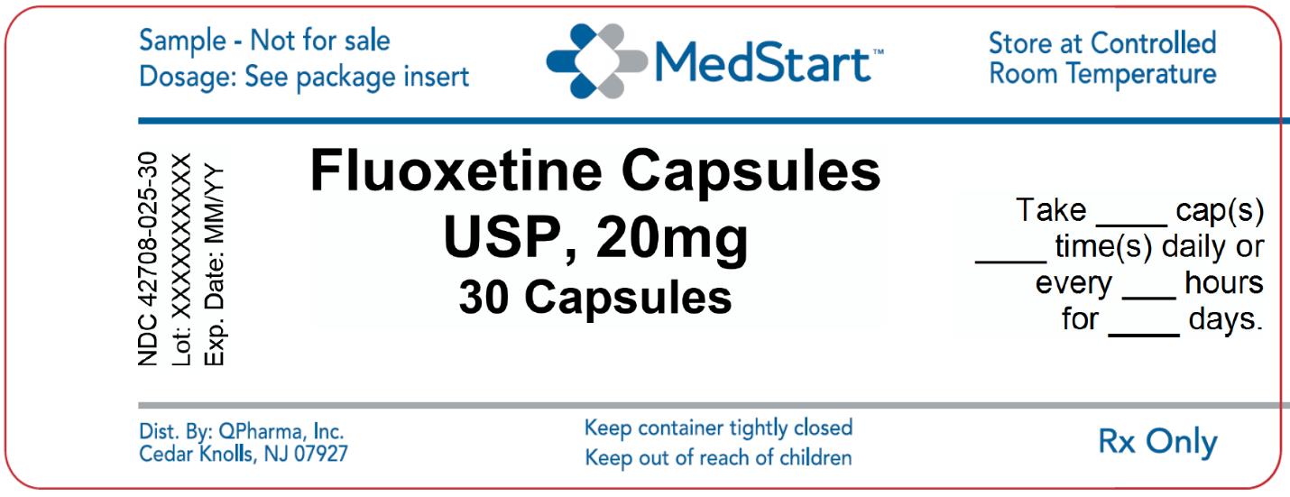 42708-025-30 Fluoxetine Capsules USP 20mg x 30 V2