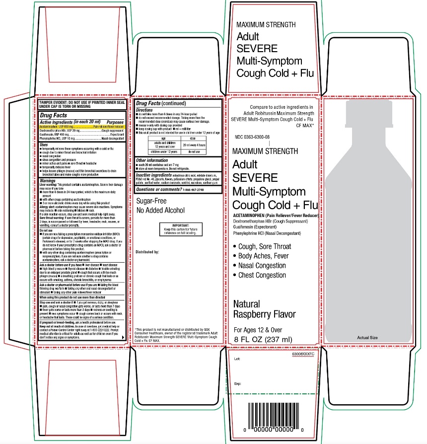 WAG Adult SEVERE Multi Symptom Cough Cold + Flu 237 ml