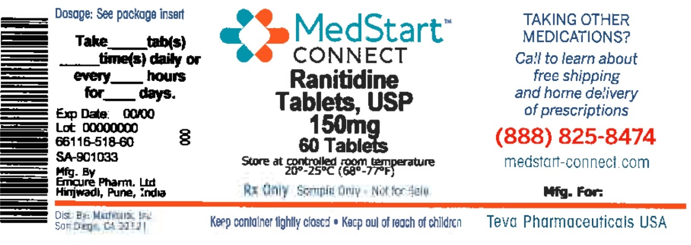 Ranitidine 150mg Tablets #60