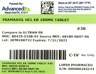 Tramadol HCL ER 100mg #30