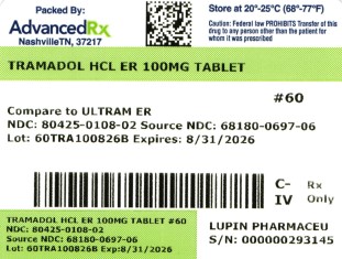 Tramadol HCL ER 100mg #60
